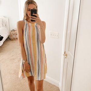 Summer colorful linen dress 🌸🌼🦋